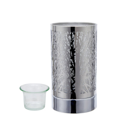 7" Touch Lamp-Fragrance Wax Melts Warmer -Electric Candle Essential Oil Burner-Metal Forest Table Decor