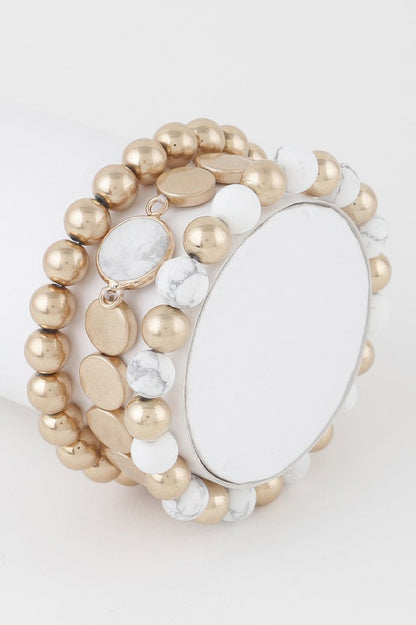 TRIBECA Multi Stone Beaded Bracelet - New Collection PARIS LE MARAIS - BYMANYC ® New York