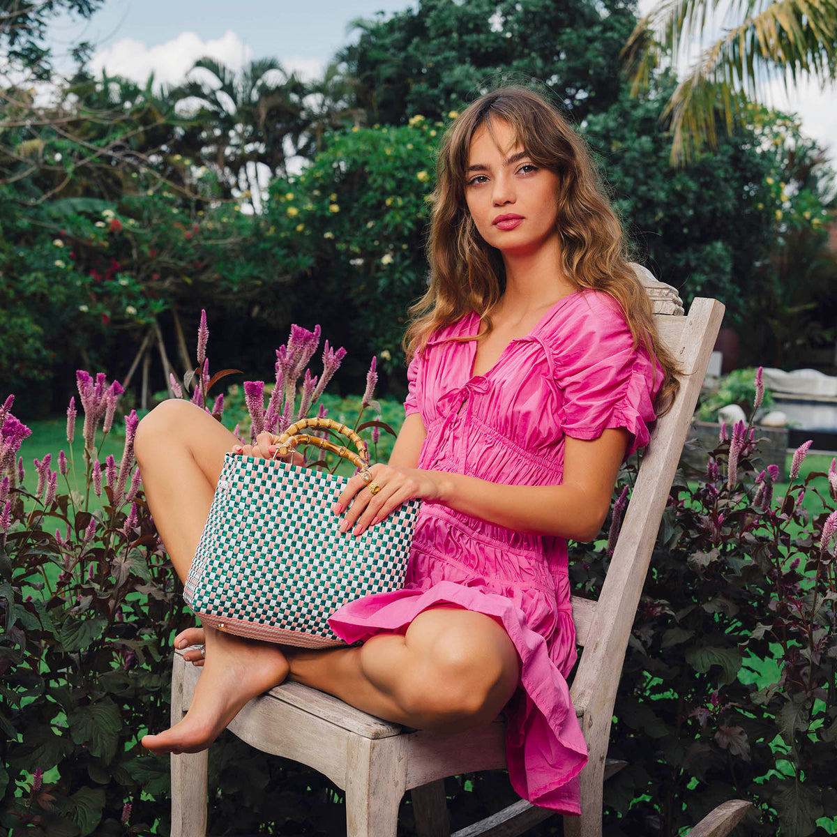 The Tuku Sonoma Recycled Market Tote Bag