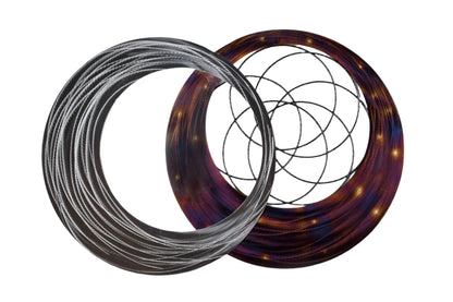 Metal Wall Art Duo Circles