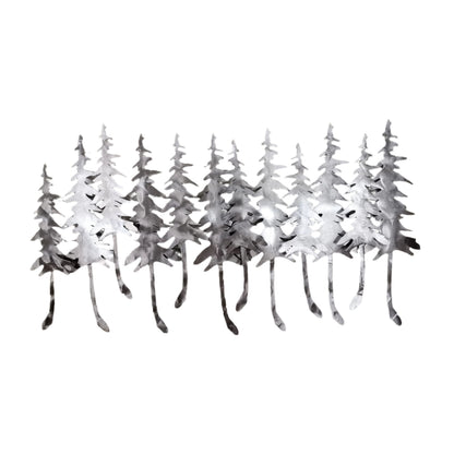 Winter Forest Wall Mountable Original Artwork  Silver