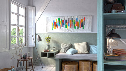 Multicolor Chime Wall Mountable Original Artwork
