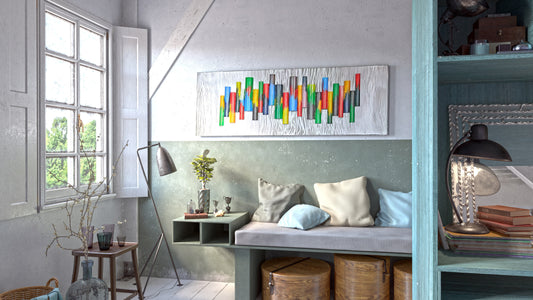 Multicolor Chime Wall Mountable Original Artwork