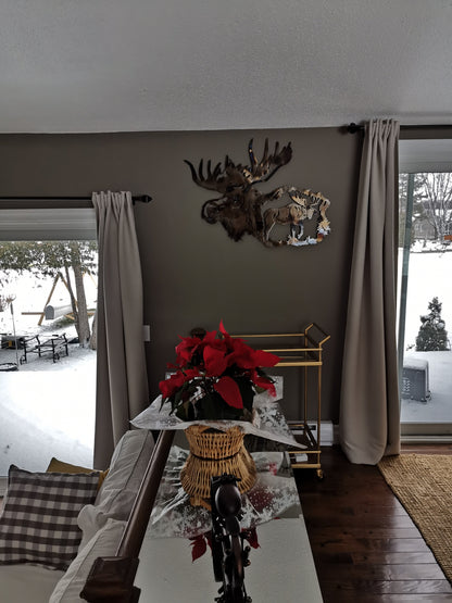 Moose Metal Wall Art