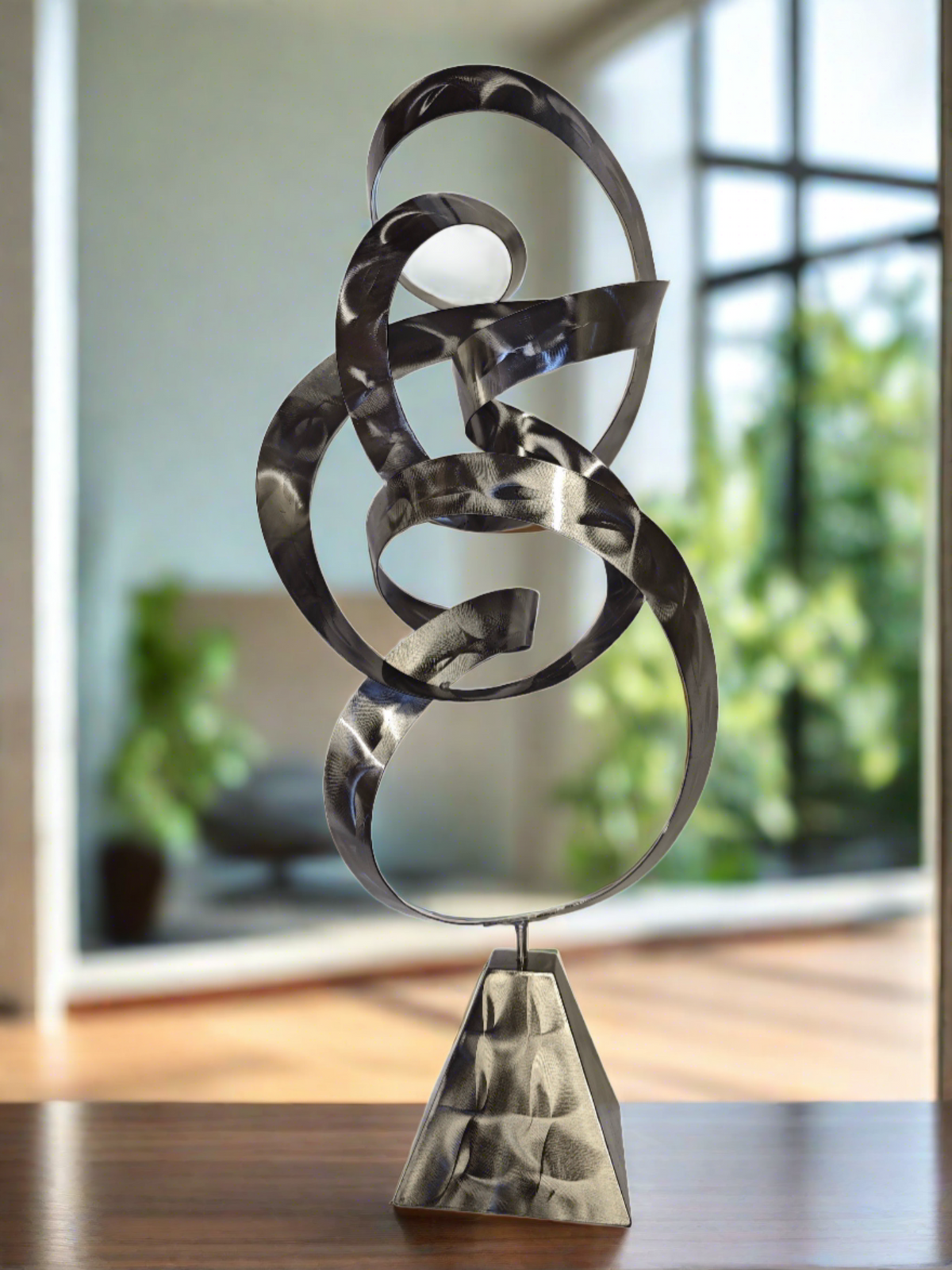 Infinite Path Metal Sculpture Original Artwork