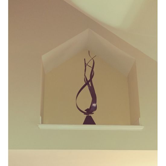 Euphoric Flame Metal Sculpture Original Artwork