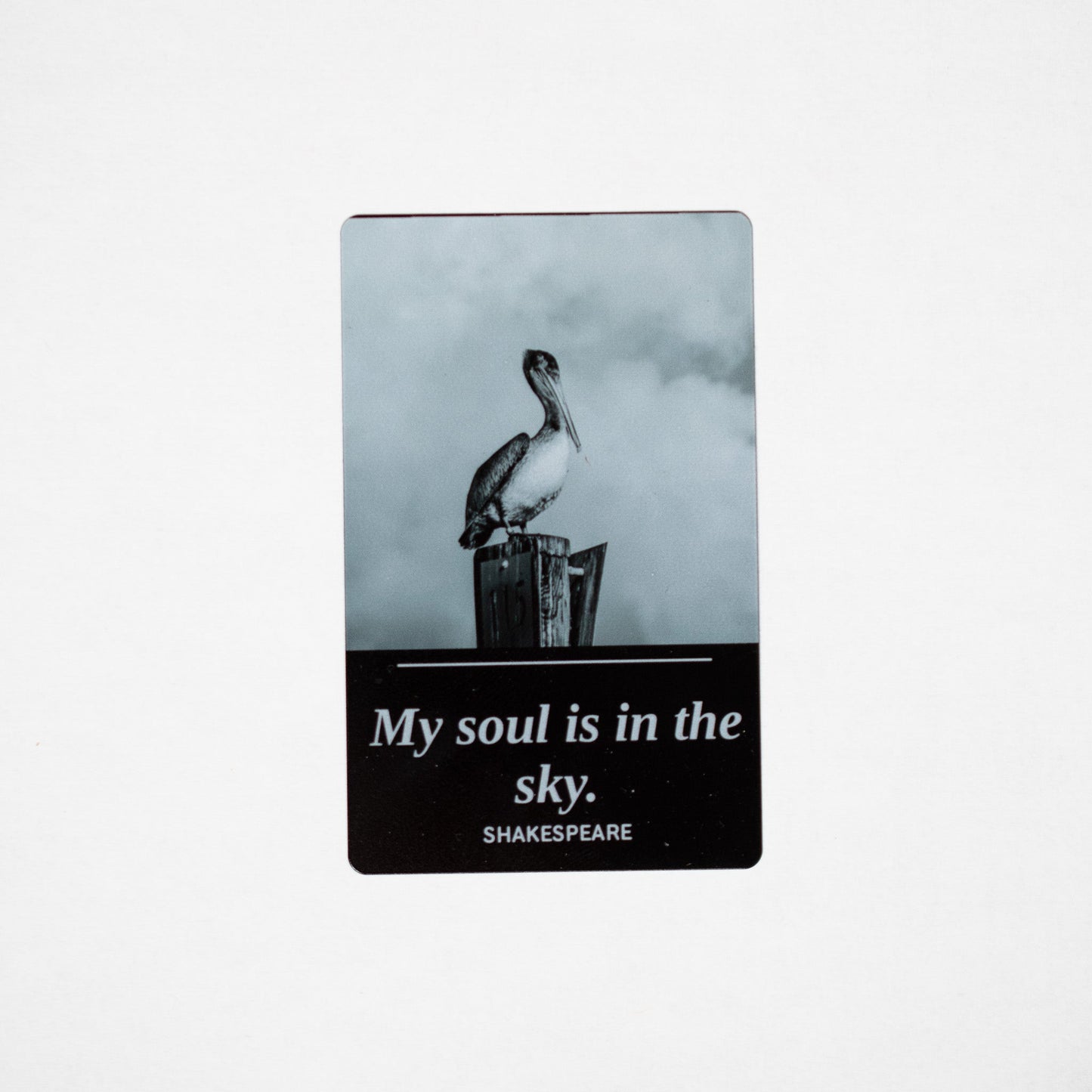 Metal Bookmark, "My Soul Is in the Sky" (Shakespeare)