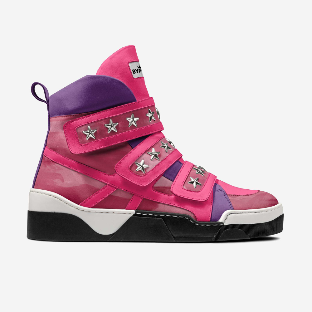 Unisex Limited Edition CHELSEA PINK High-Tops BYMANYC ® New York