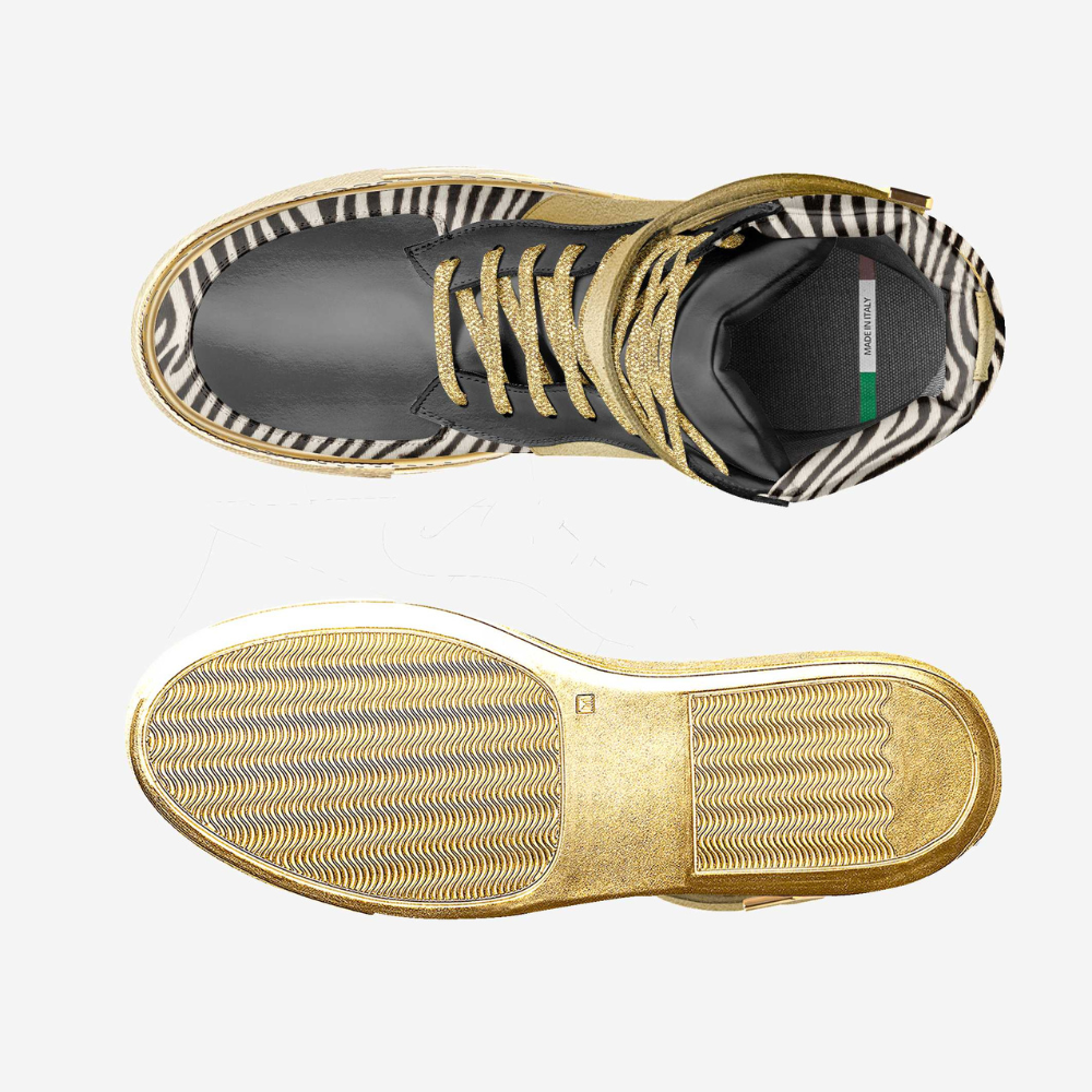 Unisex Limited Edition UPPER EAST GOLD High-Tops BYMANYC ® New York
