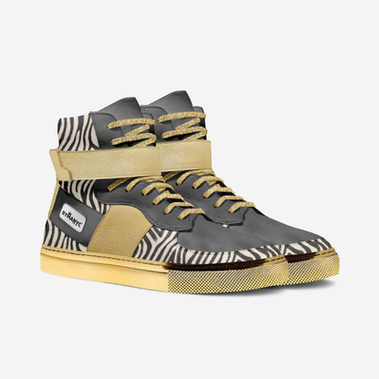 Unisex Limited Edition UPPER EAST GOLD High-Tops BYMANYC ® New York