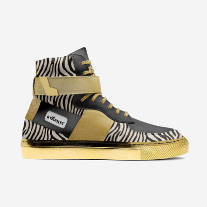 Unisex Limited Edition UPPER EAST GOLD High-Tops BYMANYC ® New York