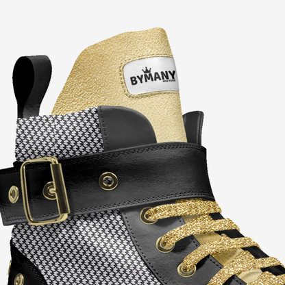 Unisex Limited Edition WALL STREET GOLD High-Tops BYMANYC ® New York