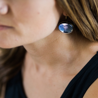 CLEARANCE Interchangeable LightSail Planetary Society Earrings