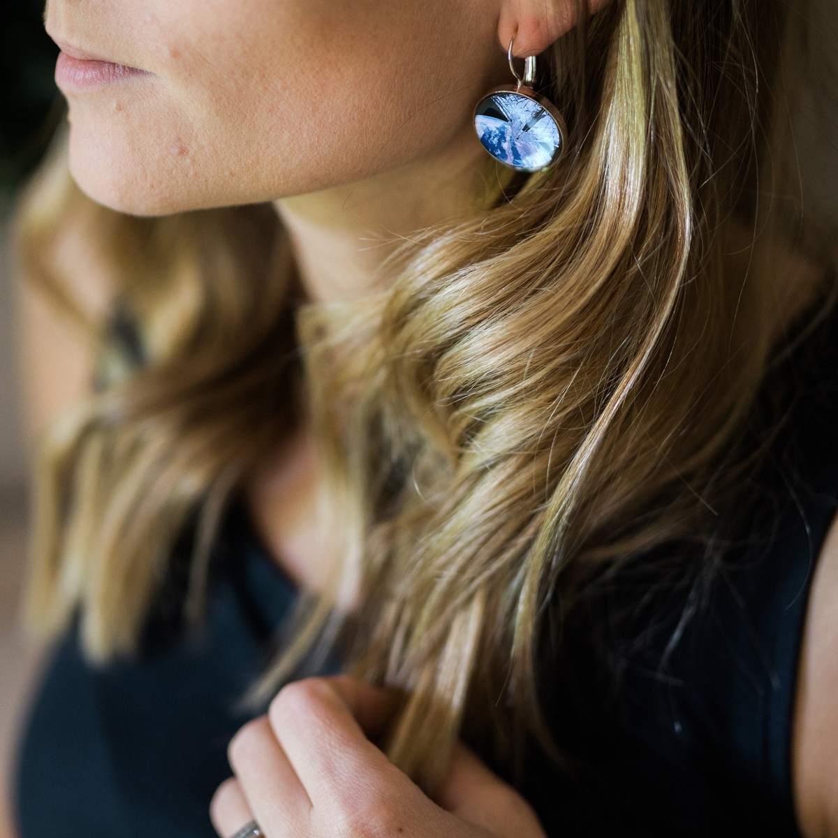 CLEARANCE Interchangeable LightSail Planetary Society Earrings