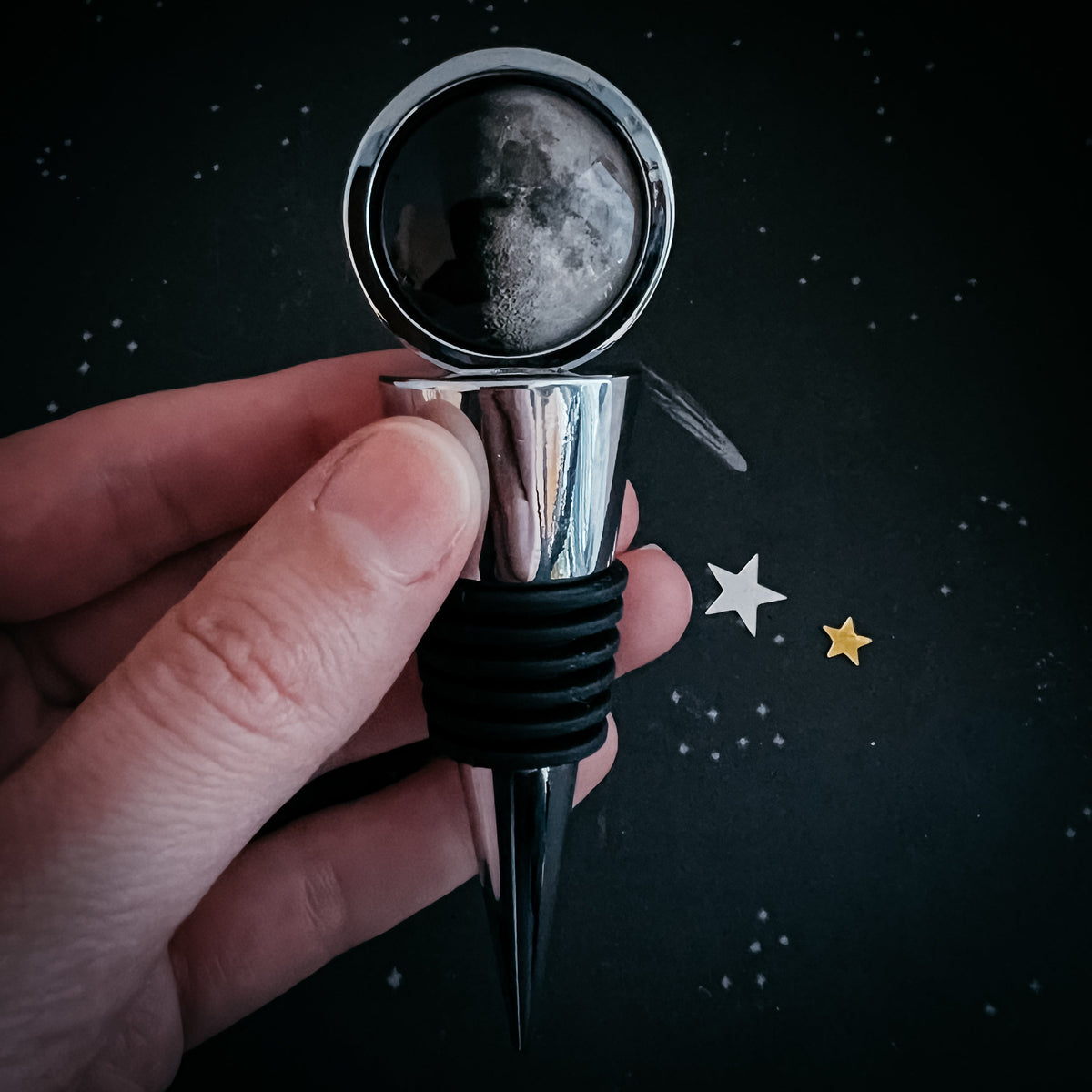 CLEARANCE My Moon Personalized Wine Bottle Topper