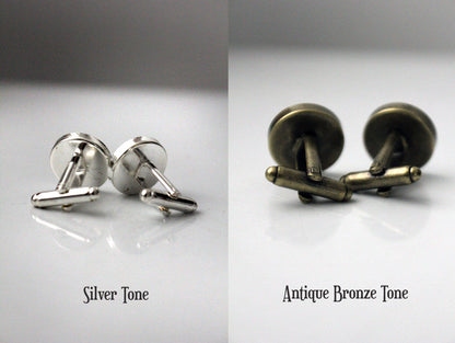 Galaxy Cufflinks - Space, Planet, Nebula, Star Accessories
