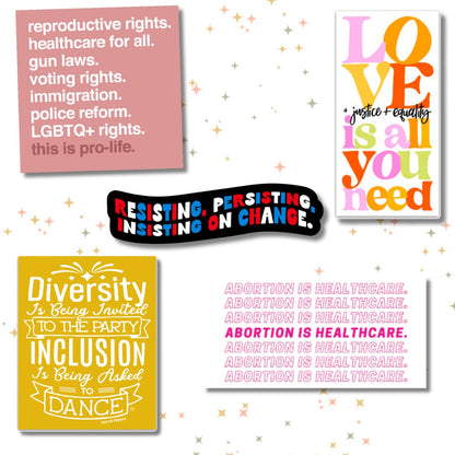 Social Justice Sticker Pack