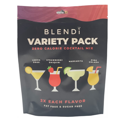 Skinny Mocktail Mixers – Guilt-Free Flavor, Zero Cal- 1 Pack (6 Count)