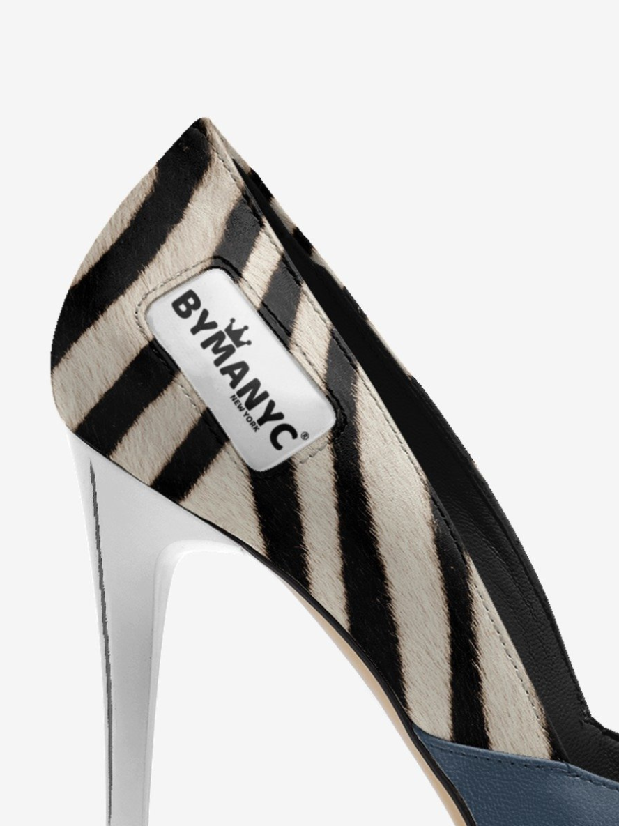 Vegan Women’s Stiletto Shoe BYMANYC ® New York – HARLEM Noir Luxe
