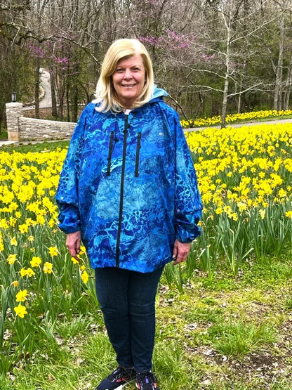 Brella Blue Unisex Rain Jacket