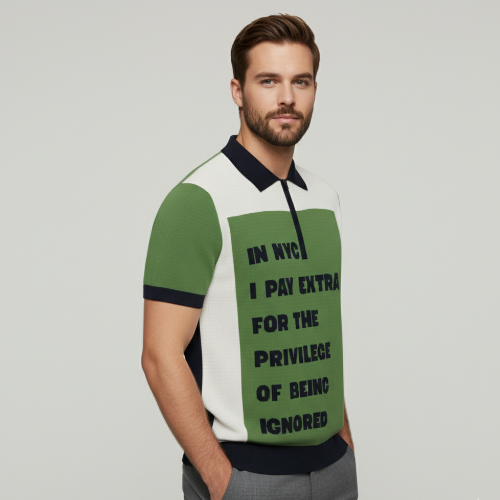 WALL STREET Cashmere Polo BYMANYC ® New York