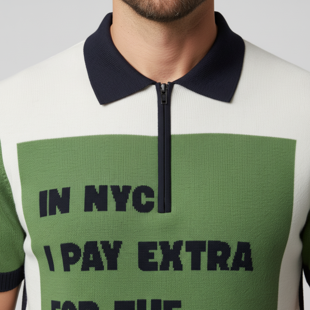 WALL STREET Cashmere Polo BYMANYC ® New York