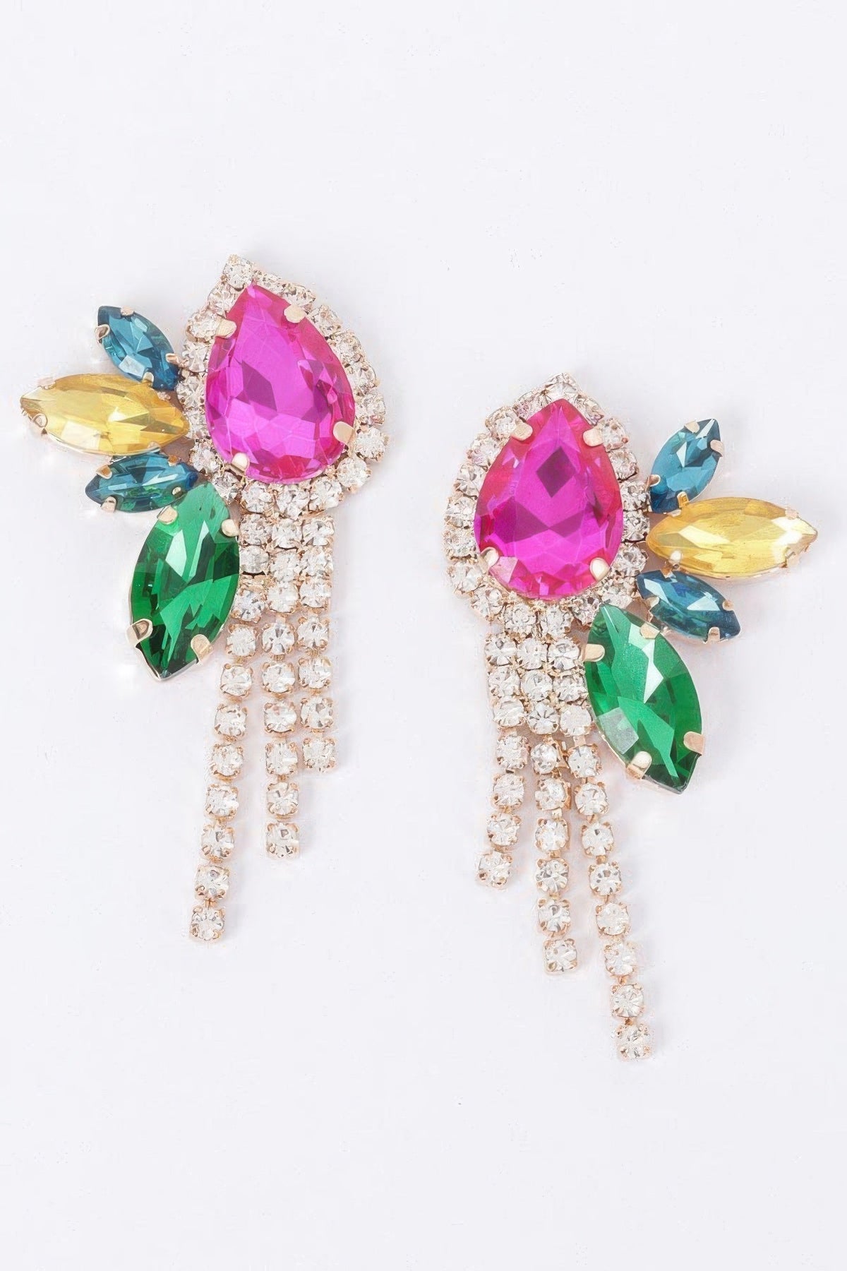 Women's Rhinestone Statement Earrings Prêt-À-Porter BYMANYC ® New York - New Collection