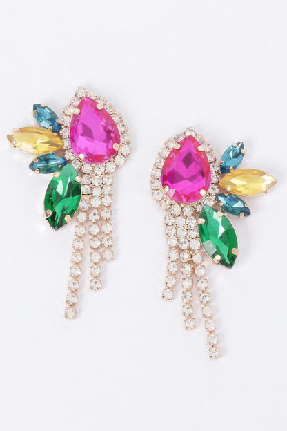 Women's Rhinestone Statement Earrings Prêt-À-Porter BYMANYC ® New York - New Collection