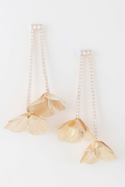 Women's Delicate Blossom Jewel Dangle Earrings Prêt-À-Porter BYMANYC ® New York - New Collection