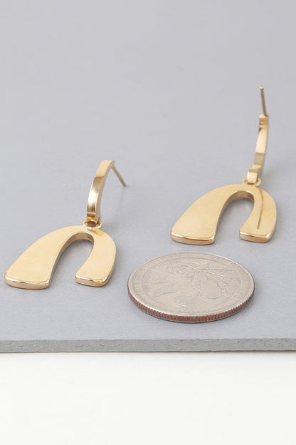 Women's Abstract Arch Dangle Earrings Prêt-À-Porter BYMANYC ® New York - New Collection