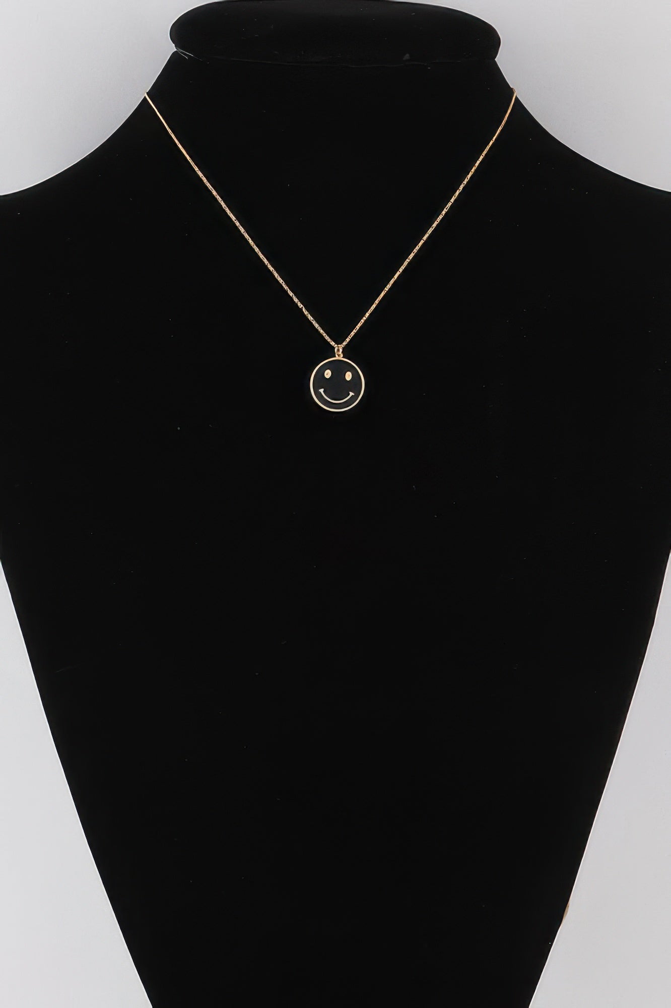 Women's Smiley Face Pendant Necklace BYMANYC ® New York CONTEMPORARY VIBRANT MODERN JEWELRY - New Collection