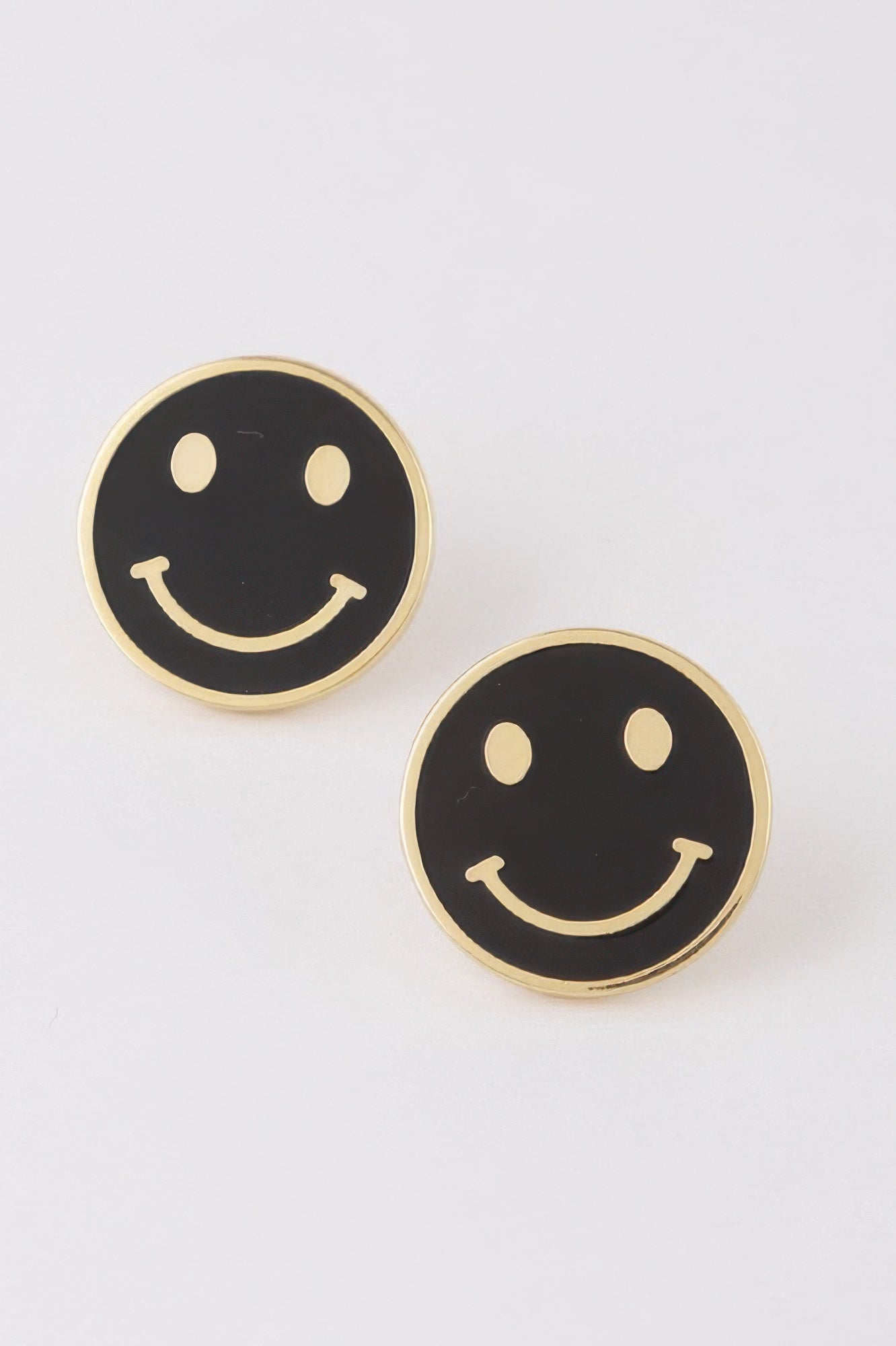 Women's Smiley Face Stud Earrings BYMANYC ® New York CONTEMPORARY VIBRANT MODERN JEWELRY - New Collection