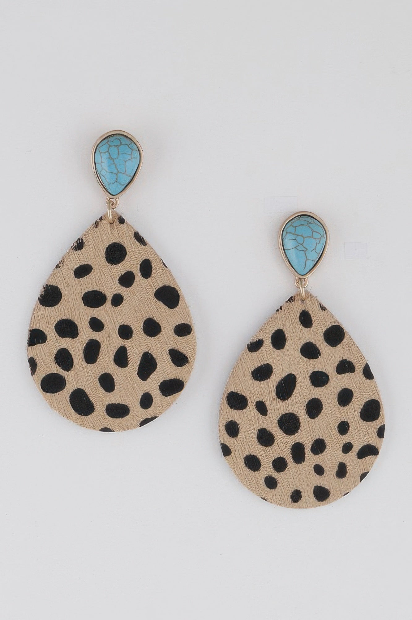 Women's Animal Print Teardrop Earrings BYMANYC ® New York CONTEMPORARY VIBRANT MODERN JEWELRY - New Collection