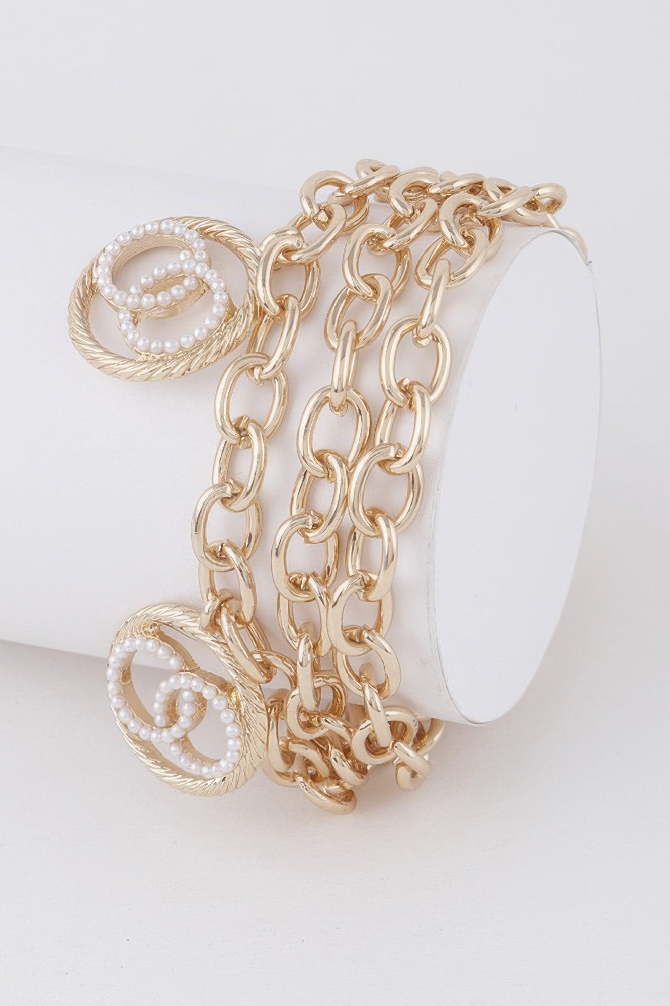 Women's Multi OO Charm Bracelet BYMANYC ® New York CONTEMPORARY VIBRANT MODERN JEWELRY - New Collection