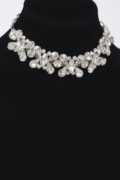 Women's AB Stone Earring & Necklace Set BYMANYC ® New York CONTEMPORARY VIBRANT MODERN JEWELRY - New Collection
