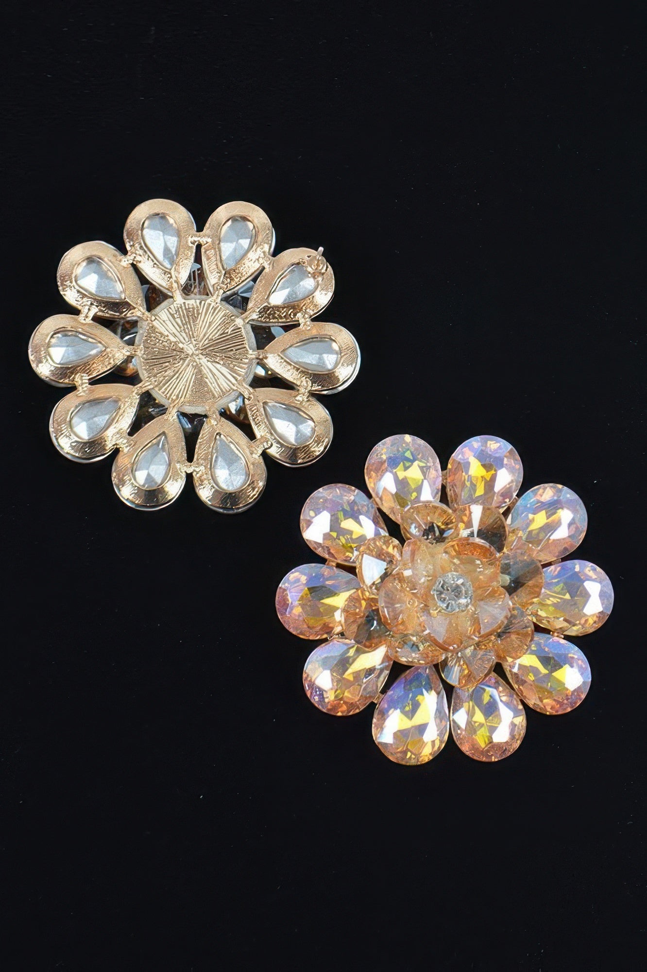 Women's Rhinestone Studded Earrings BYMANYC ® New York CONTEMPORARY VIBRANT MODERN JEWELRY - New Collection