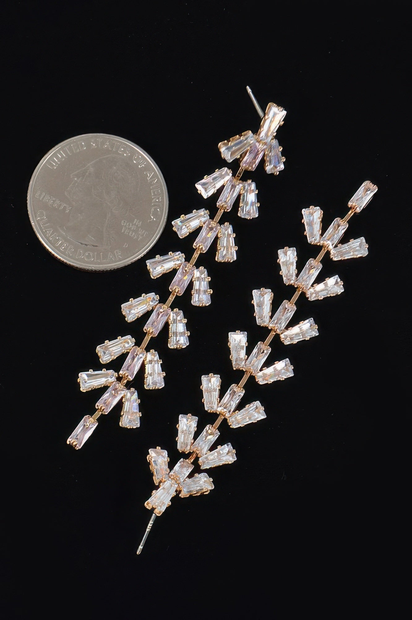 Women's Rhinestone Drop Earrings BYMANYC ® New York CONTEMPORARY VIBRANT MODERN JEWELRY - New Collection
