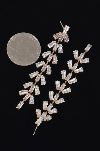 Women's Rhinestone Drop Earrings BYMANYC ® New York CONTEMPORARY VIBRANT MODERN JEWELRY - New Collection