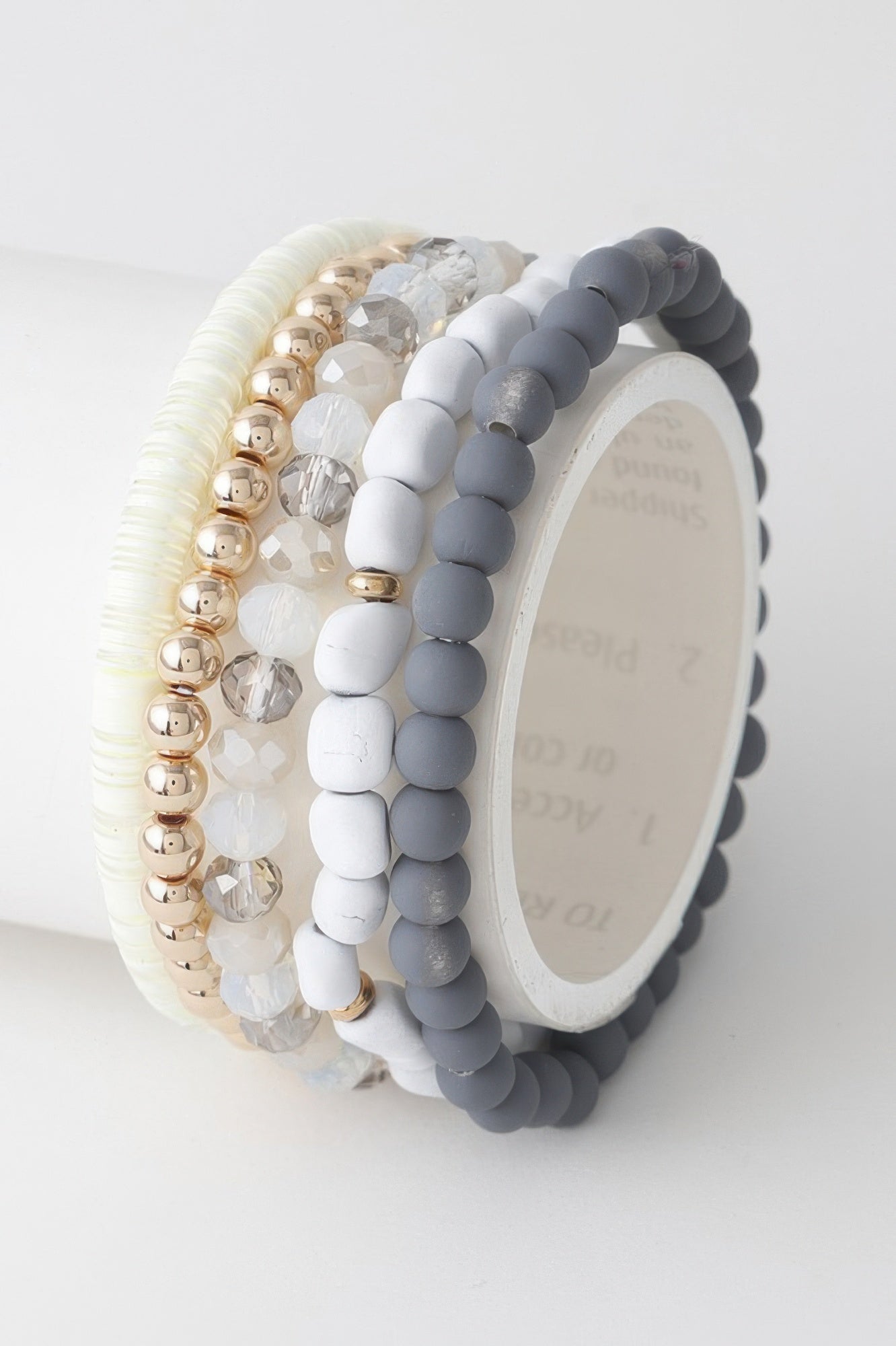 Women's Multi Bead N Crystal Bracelet BYMANYC ® New York CONTEMPORARY VIBRANT MODERN JEWELRY - New Collection