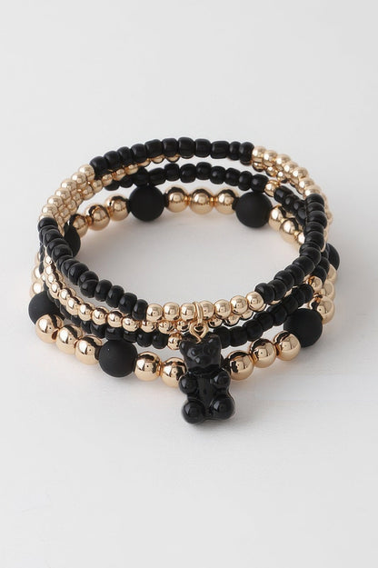 Women's Multi Gummy Bear Charm Bracelet BYMANYC ® New York CONTEMPORARY VIBRANT MODERN JEWELRY - New Collection