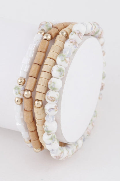 Women's Nature Beaded Bracelet BYMANYC ® New York CONTEMPORARY VIBRANT MODERN JEWELRY - New Collection