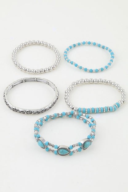 Women's Antique Teardrop Beaded Bracelet BYMANYC ® New York CONTEMPORARY VIBRANT MODERN JEWELRY - New Collection