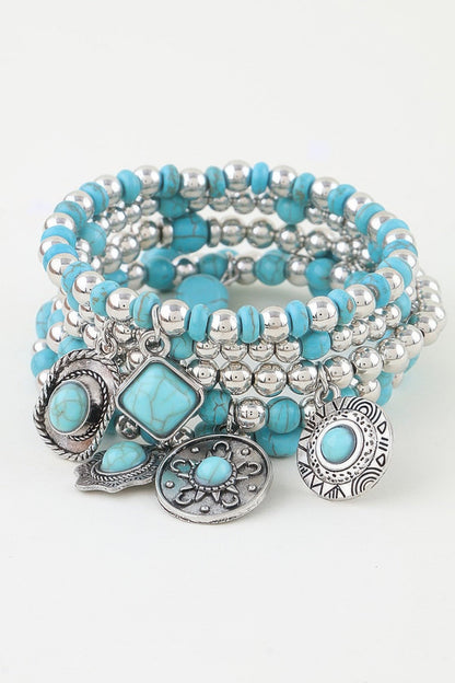 Women's Antique Summer Hat Beaded Bracelet BYMANYC ® New York CONTEMPORARY VIBRANT MODERN JEWELRY - New Collection