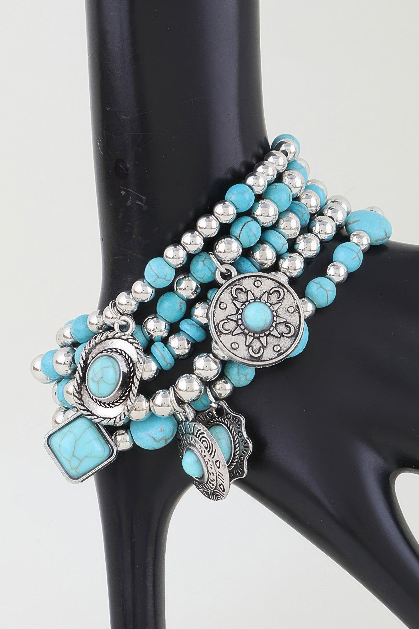 Women's Antique Summer Hat Beaded Bracelet BYMANYC ® New York CONTEMPORARY VIBRANT MODERN JEWELRY - New Collection