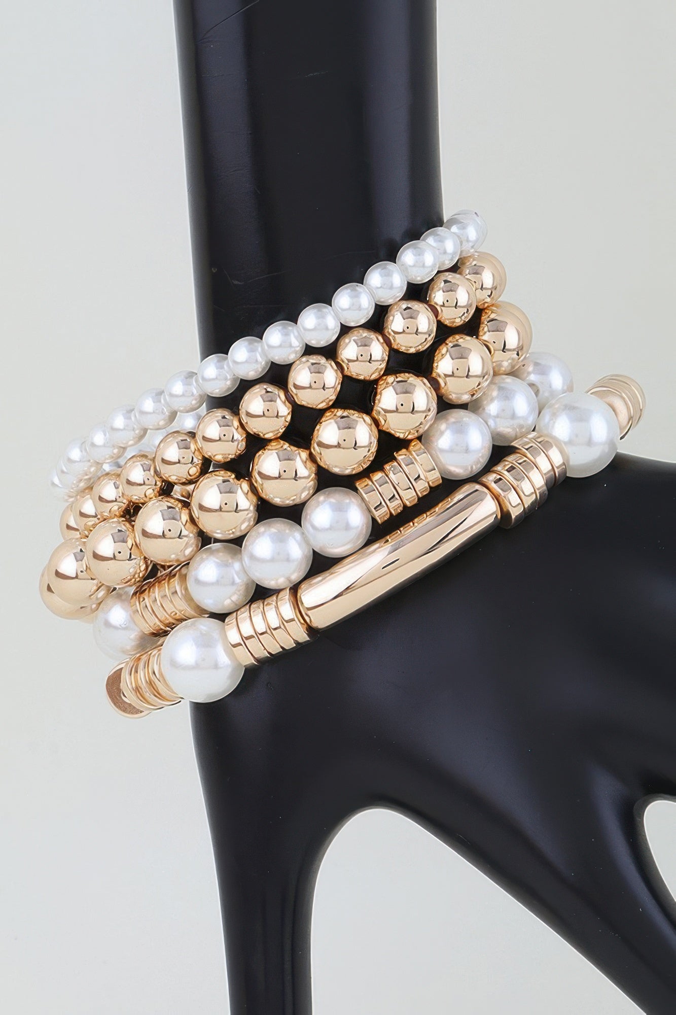 Women's Multi Crystal Beaded Bracelet BYMANYC ® New York CONTEMPORARY VIBRANT MODERN JEWELRY - New Collection