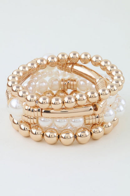 Women's Multi Crystal Beaded Bracelet BYMANYC ® New York CONTEMPORARY VIBRANT MODERN JEWELRY - New Collection