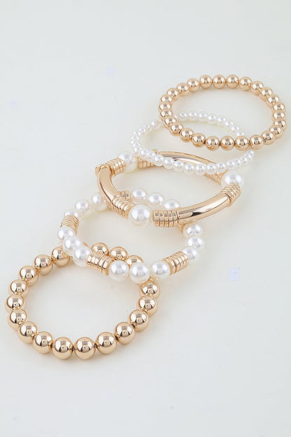 Women's Multi Crystal Beaded Bracelet BYMANYC ® New York CONTEMPORARY VIBRANT MODERN JEWELRY - New Collection