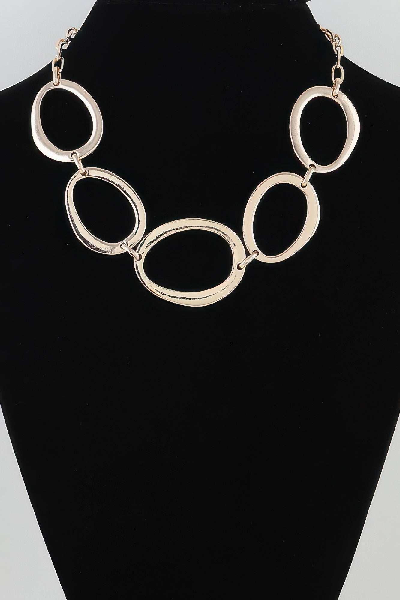 Women's Chain Necklace Polished Statement BYMANYC ® New York BOLD GEOMETRIC LINK COLLAR - New Collection