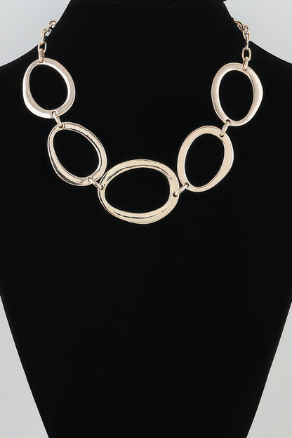 Women's Chain Necklace Polished Statement BYMANYC ® New York BOLD GEOMETRIC LINK COLLAR - New Collection