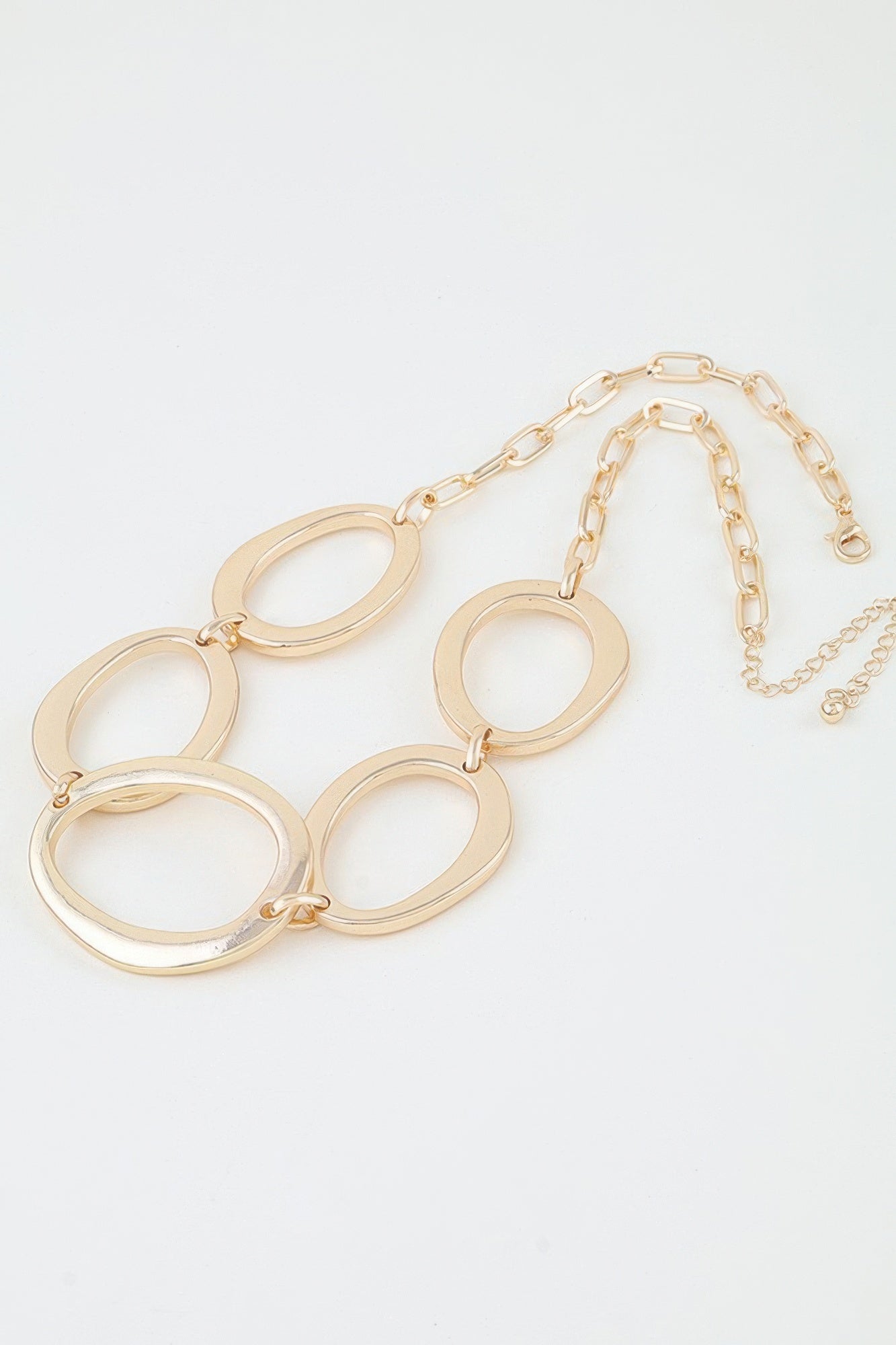 Women's Chain Necklace Polished Statement BYMANYC ® New York BOLD GEOMETRIC LINK COLLAR - New Collection